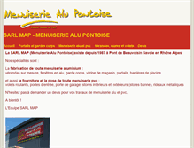 Tablet Screenshot of menuiserie-alu-pontoise.com